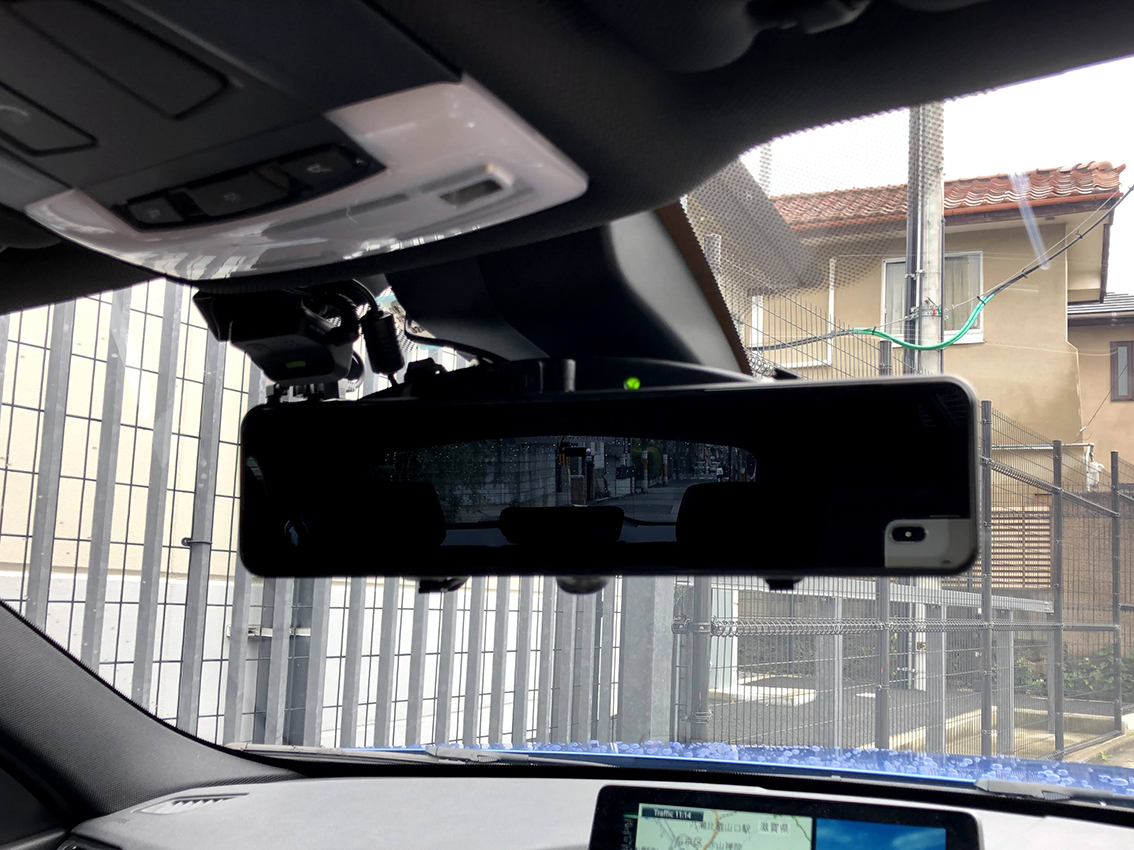 前後カメラ搭載 デジタルミラー型ドライブレコーダー Aky X2gr 取り付け インプレ 自動車情報局